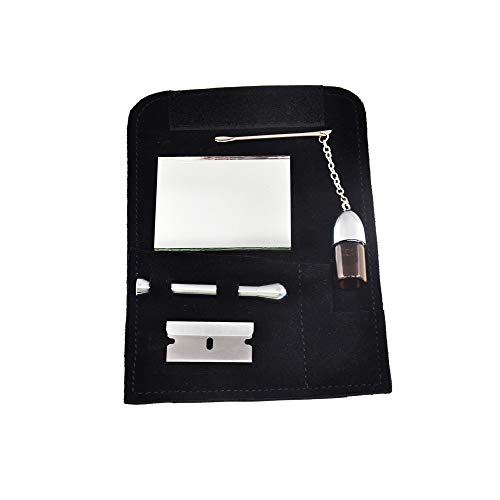 Kitchnexus Deluxe 5 teiliges Schnupf Set Schnupftabakdose Schnupftabak Etui Must Have für Schnupfer von Kitchnexus