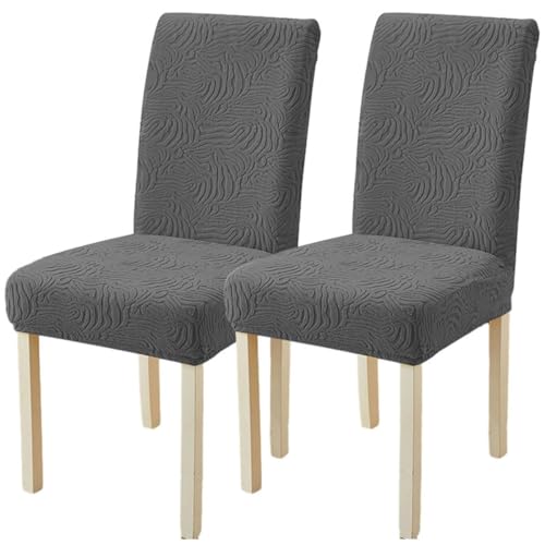 Kitegrese Stuhlhussen für Esszimmerstühle, elastische, abnehmbare und waschbare Stuhlschutzbezüge für das Bankett im Esszimmer(B,2) von Kitegrese