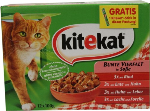 Kitekat Bunte Vierfalt 12 x 100g von Kitekat