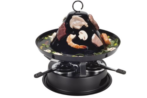 NOUVEL Tatarenhut FAMILIA 158.95 - origineller Tischgrill mit 3 Pastenbrennern von NOUVEL