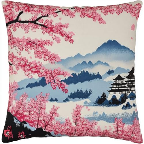 Kitquiver Landschaft Stickpackung Kissen Blumen,Bäume Und Berge Diy-Knüpfhäkel-Sets,Kissen,Nadelspitzen-Set Für Heimdekoration,Handarbeitsset Für Erwachsene Und Anfänger 17x17in Kitquiver Landschaft Stickpackung Kissen Blumen,Bäume Und Berge Diy-Knüpfhäkel-Sets,Kissen,Nadelspitzen-Set Für Heimdekoration,Handarbeitsset Für Erwachsene Und Anfänger 17x17in von Kitquiver