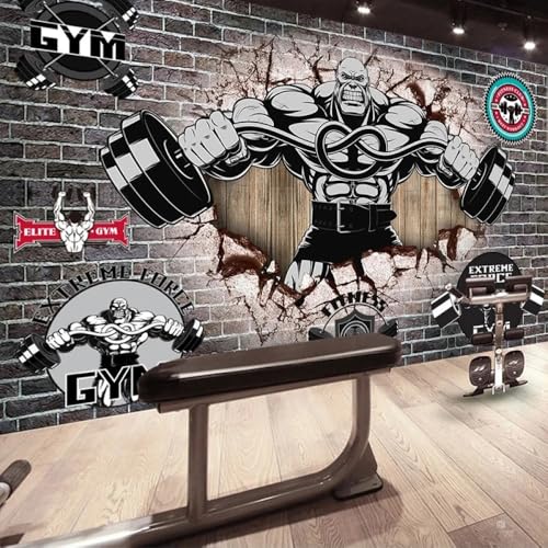 Kitquiver Tapete 3D Effekt 3D Sport- Und Fitnessclub Tapete,Wandbild,Selbstklebend,Markttapete 300x210cm Kitquiver Tapete 3D Effekt 3D Sport- Und Fitnessclub Tapete,Wandbild,Selbstklebend,Markttapete 300x210cm von Kitquiver