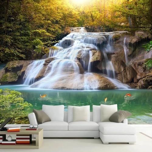 Kitquiver Wall Painting 3D Gebirgsbach-Wasserfalllandschaft 3D-Wandbild,Büro,Wohnzimmer,Heimdekoration,Tapete,Restaurant,Schlafzimmer 350x245cm Kitquiver Wall Painting 3D Gebirgsbach-Wasserfalllandschaft 3D-Wandbild,Büro,Wohnzimmer,Heimdekoration,Tapete,Restaurant,Schlafzimmer 350x245cm von Kitquiver