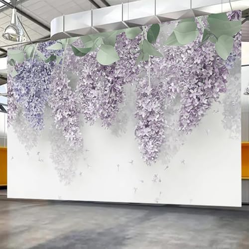 Kitquiver Wall Painting 3D Lila Blüten Tapete,Wandbild,Selbstklebend,Markttapete 350x245cm Kitquiver Wall Painting 3D Lila Blüten Tapete,Wandbild,Selbstklebend,Markttapete 350x245cm von Kitquiver