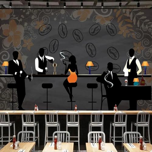Kitquiver Wall Painting 3D Retro Café 3D-Großes Wandbild,Ablösbar,Wanddekoration Für Esszimmer,Schlafzimmer,Wohnzimmer 350x245cm Kitquiver Wall Painting 3D Retro Café 3D-Großes Wandbild,Ablösbar,Wanddekoration Für Esszimmer,Schlafzimmer,Wohnzimmer 350x245cm von Kitquiver