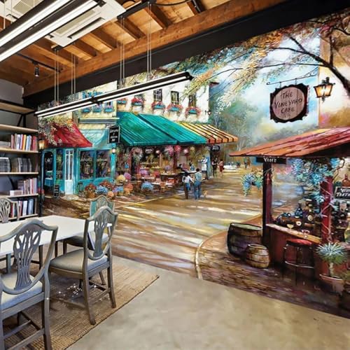 Kitquiver Wall Painting 3D Retro-Straßenmalerei 3D-Wandbild,Büro,Wohnzimmer,Heimdekoration,Tapete,Restaurant,Schlafzimmer 350x245cm Kitquiver Wall Painting 3D Retro-Straßenmalerei 3D-Wandbild,Büro,Wohnzimmer,Heimdekoration,Tapete,Restaurant,Schlafzimmer 350x245cm von Kitquiver