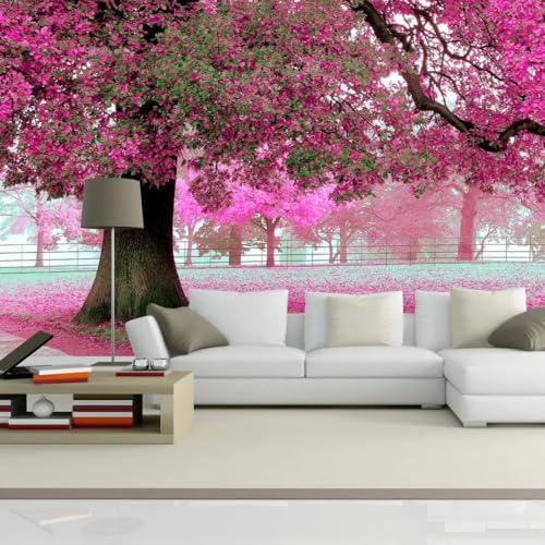 Kitquiver Wall Painting 3D Rosa Blumenbaumlandschaft Tapete,Fotodruck,Optische Täuschung,Wandkunstdruck,Dekorationsposter 350x245cm Kitquiver Wall Painting 3D Rosa Blumenbaumlandschaft Tapete,Fotodruck,Optische Täuschung,Wandkunstdruck,Dekorationsposter 350x245cm von Kitquiver