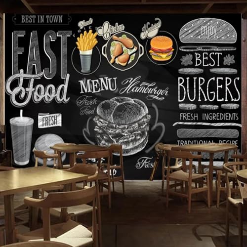 Kitquiver Wall Painting 3D Tafel Fastfood Burger 3D-Wandbild,Büro,Wohnzimmer,Heimdekoration,Tapete,Restaurant,Schlafzimmer 350x245cm Kitquiver Wall Painting 3D Tafel Fastfood Burger 3D-Wandbild,Büro,Wohnzimmer,Heimdekoration,Tapete,Restaurant,Schlafzimmer 350x245cm von Kitquiver