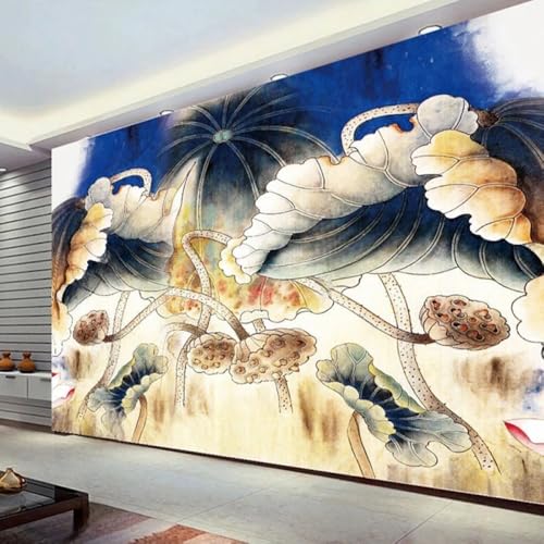 Wall Painting 3D Lotusblätter Und Lotuswurzeln Fototapete Für Wohnzimmer,Küche,Schlafzimmer,Wandbild,3D-Hintergrund,Kunst,Malerei,Dekor 350x245cm Wall Painting 3D Lotusblätter Und Lotuswurzeln Fototapete Für Wohnzimmer,Küche,Schlafzimmer,Wandbild,3D-Hintergrund,Kunst,Malerei,Dekor 350x245cm von Kitquiver