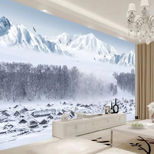 Wall Painting 3D Schneebergwaldlandschaft Fototapete Für Wohnzimmer,Küche,Schlafzimmer,Wandbild,3D-Hintergrund,Kunst,Malerei,Dekor 350x245cm Wall Painting 3D Schneebergwaldlandschaft Fototapete Für Wohnzimmer,Küche,Schlafzimmer,Wandbild,3D-Hintergrund,Kunst,Malerei,Dekor 350x245cm von Kitquiver