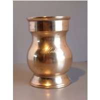 Vintage Messing T. Rutter Vase Oder Becher von KitschyCollection