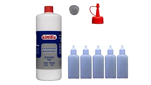 Kittifix Kartonmodell- und Bastelkleber 1000g + 5 leere Flaschen 80ml Kittifix Kartonmodell- und Bastelkleber 1000g + 5 leere Flaschen 80ml von Kittifix