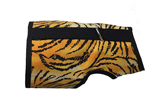 Kitty Holster Katzengeschirr, sicher und bequem, ultrastarker Klettverschluss, weiche, atmungsaktive Baumwolle, Tigerstreifen, Größe M/L Kitty Holster Katzengeschirr, sicher und bequem, ultrastarker Klettverschluss, weiche, atmungsaktive Baumwolle, Tigerstreifen, Größe M/L von Kitty Holster