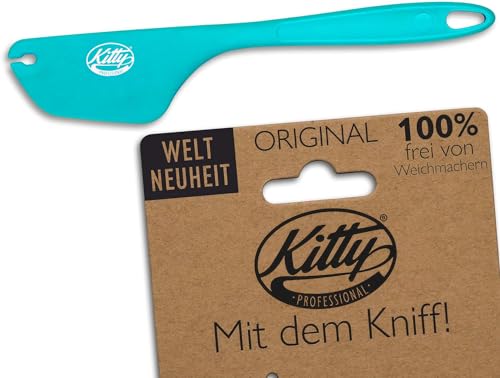 Kitty Professional Teigschaber 2in1 Teig Spatel | Zubehör Backzubehör Schüssel sauber abstreifen | XL Silikon Teigspachtel Teigschneider Küchenmaschine Rührschüssel Kochen Backen Hitzebeständig von Kitty Professional