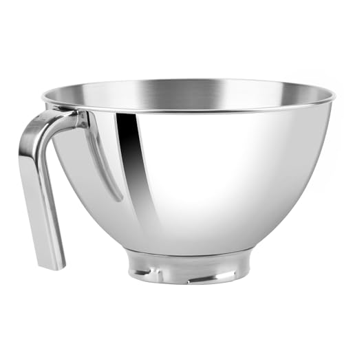 Edelstahlschüssel für Küchenhelfer, Edelstahlschüssel, kompatibel mit Kitchenaid Mixer, 4,5 l, nicht kompatibel mit KitchenAid Artisan Mini, 3,5 l von Kitwanda