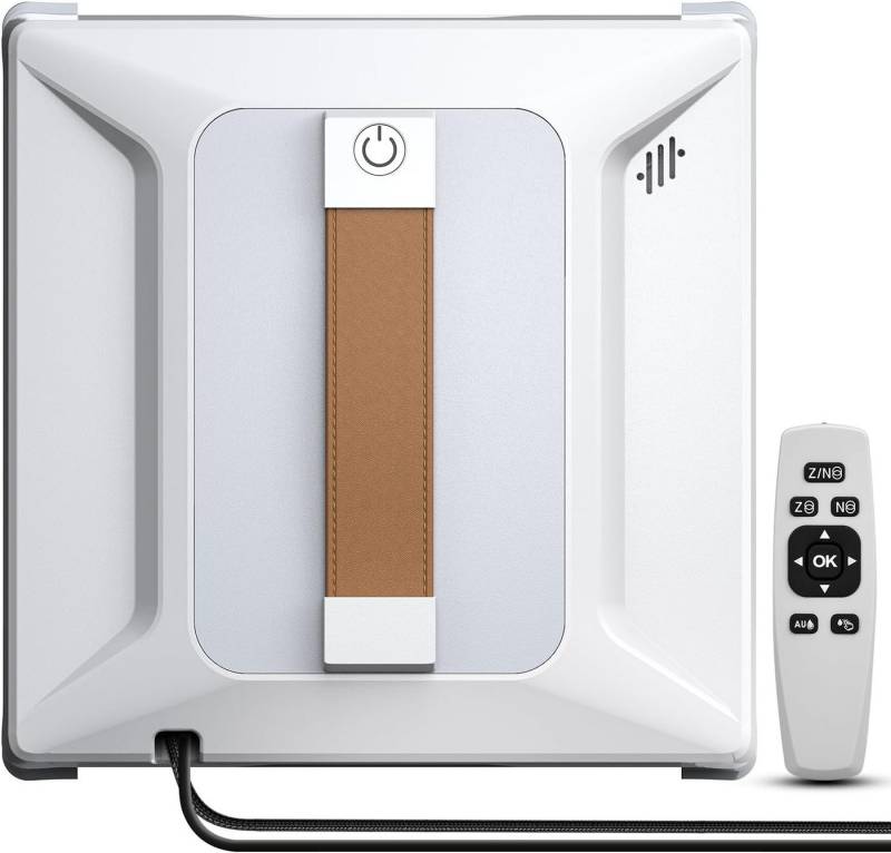 Kityhome Fensterputzroboter Automatischer Fensterputzroboter 6000 PA 100 ml tank, 4 Düsen Design, Automatischer Sprühen, Intelligente Pfadplanung von Kityhome