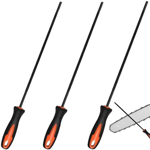 Feilen mit Griff, Feile für Kettensäge, Sägeketten Feilen, 3PCS 4,0 mm 4,8 mm 5,5 mm Pferd Feile Rundfeilen für Kettensägen Rundfeile Pferd Kettensägefeile Pferderaspel für DIY-Elektrosägen Feilen mit Griff, Feile für Kettensäge, Sägeketten Feilen, 3PCS 4,0 mm 4,8 mm 5,5 mm Pferd Feile Rundfeilen für Kettensägen Rundfeile Pferd Kettensägefeile Pferderaspel für DIY-Elektrosägen von Kiuiom