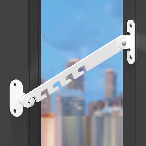 Fensterfeststeller, Verstellbarer Kippfenster Feststeller, Kippfensterschutz mit Zuschlagschutz, Fenster Kipp Regler Fensterbegrenzer Fenster Regler Fensterstoppe 5 Feste Positionen von Kiuiom