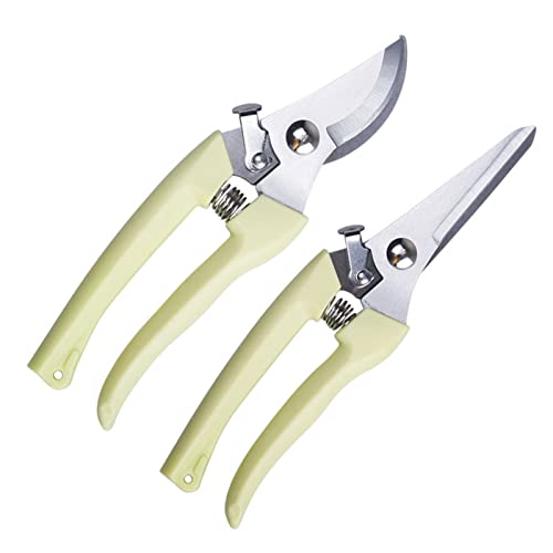 Gartenschere, Astschere, Garten Schere,Baumschere,RosenschereBypass Pflanzenschere,Bonsaiwerkzeug, 2PC Rebschere Ergonomische Garten-Pflanzen-Blumenschere von Kiuiom