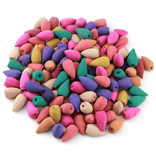 Incense Cones Mix, Räucherware Aromatherapy, Backflow Incense, 100PCS Natur Räucherkegel Insence Sticks Backflow Räucherkerze Rückfluss Räucherkegel Gemischte Düfte Räucherkerze Incense Cones Mix, Räucherware Aromatherapy, Backflow Incense, 100PCS Natur Räucherkegel Insence Sticks Backflow Räucherkerze Rückfluss Räucherkegel Gemischte Düfte Räucherkerze von Kiuiom