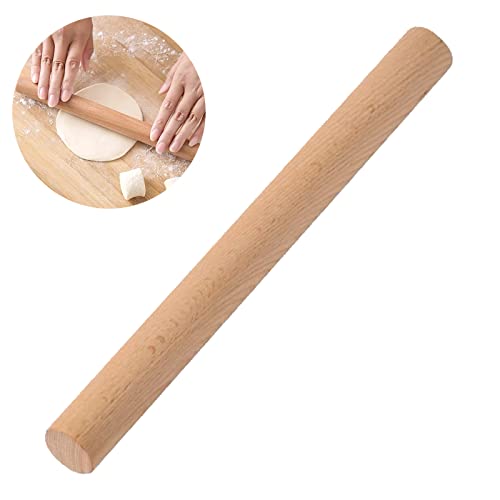 Nudelholz,Teigrolle,Nudelholz Zum Backen,Teigroller,Holz Nudelhölzer,Rolling Pin,Stabil,Langlebig,Stabiler Holz Küchenhelfer,Teigroller Als Backzubehör,Für Teig,Kuchen,Plätzchen,Kiuiom von Kiuiom