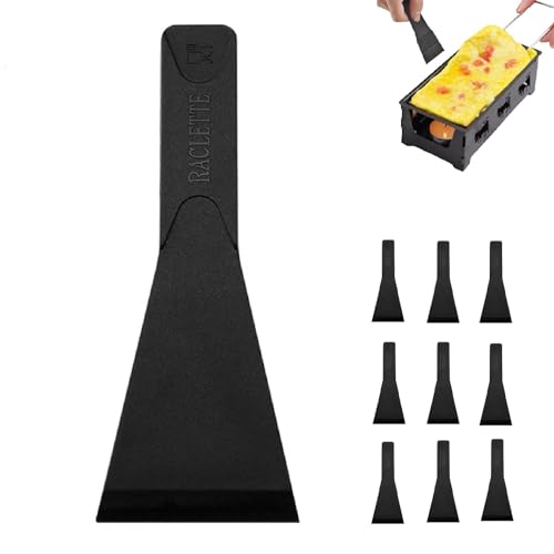 Raclette Schaber, Raclette Schieber, Raclette Spatel, 10PCS Raclette Pfannenwender Küchenwerkzeuge Küchenutensilien für Antihaft Pfannen Käse Grills Gourmet Bretter Bratpfannen Fondue Raclette Schaber, Raclette Schieber, Raclette Spatel, 10PCS Raclette Pfannenwender Küchenwerkzeuge Küchenutensilien für Antihaft Pfannen Käse Grills Gourmet Bretter Bratpfannen Fondue von Kiuiom