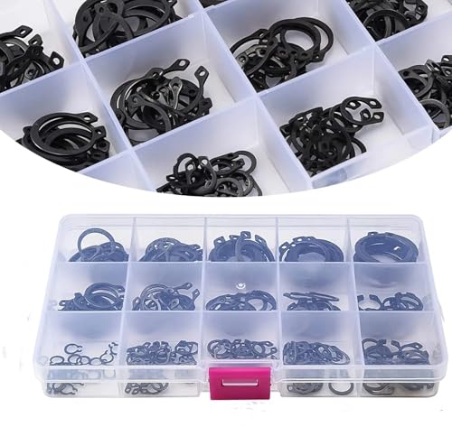 Sicherungsring C-Clip Set,Sprengring Metall C-Clip,225 Stk Sicherungsscheiben C-Clip Set,Sicherungsring Sortiment Kit,18 Größe Interner Externer Sprengringe,Seegering Sortiment Sicherungsring Sicherungsring C-Clip Set,Sprengring Metall C-Clip,225 Stk Sicherungsscheiben C-Clip Set,Sicherungsring Sortiment Kit,18 Größe Interner Externer Sprengringe,Seegering Sortiment Sicherungsring von Kiuiom