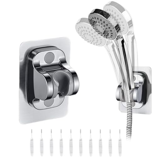 Wand Montierte Handbrause Halterung, Universelle Brausehalter, Duschkopfhalterung, Brausehalter Verstellbar Handbrause Halterung Brausehalter Duschhalterung Selbstklebend Ohne Bohren Wand Montierte Handbrause Halterung, Universelle Brausehalter, Duschkopfhalterung, Brausehalter Verstellbar Handbrause Halterung Brausehalter Duschhalterung Selbstklebend Ohne Bohren von Kiuiom