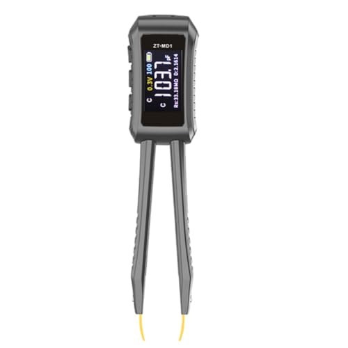 Kivvlbzeq -MD1 Intelligente Pinzette LCR Digital Bridge Tester, Automatische Messung von Widerstand, Kapazität & Induktivität von Kivvlbzeq