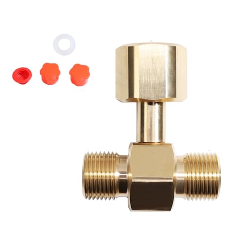Kivvlbzeq Soda Zylinder Messing CO2 Zylinder Tank W21.8-14 Adapter Konverter Tee Adapter T-Adapter 1 auf 2 W21.8-14 Kivvlbzeq Soda Zylinder Messing CO2 Zylinder Tank W21.8-14 Adapter Konverter Tee Adapter T-Adapter 1 auf 2 W21.8-14 von Kivvlbzeq