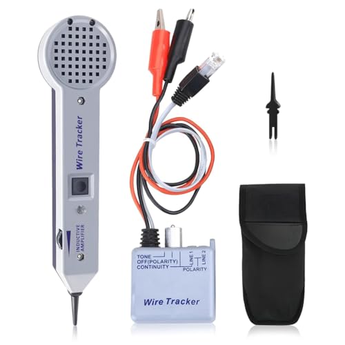 Kivvlbzeq Tone Generator Kit, Wire Tracer Circuit Tester, Tone and Probe Kit, 200EP Cable Tester, for Network Cables Collation Kivvlbzeq Tone Generator Kit, Wire Tracer Circuit Tester, Tone and Probe Kit, 200EP Cable Tester, for Network Cables Collation von Kivvlbzeq