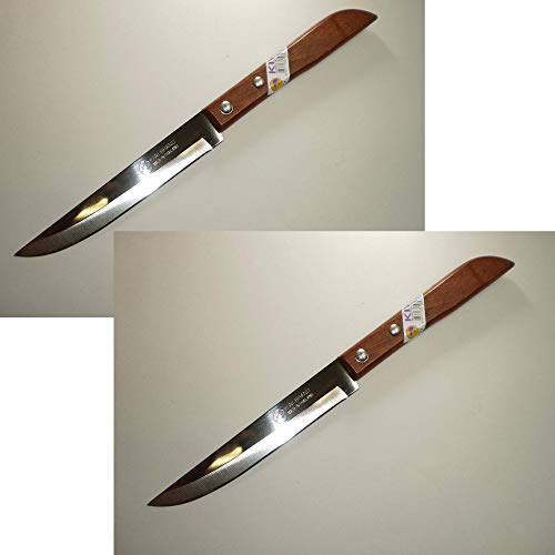 2er Set KIWI Edelstahlmesser Holzgriff # 501 2er Set KIWI Edelstahlmesser Holzgriff # 501 von Kiwi