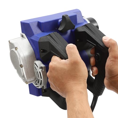 KiwiHood Elektrische Wandhobelmaschine 1300W Hochleistungsmotor Handhobel mit einstellbarer Tiefe, 21 hochwertigen Stahlklingen für Bau- und Renovierungsprojekte präzises Hobeln KiwiHood Elektrische Wandhobelmaschine 1300W Hochleistungsmotor Handhobel mit einstellbarer Tiefe, 21 hochwertigen Stahlklingen für Bau- und Renovierungsprojekte präzises Hobeln von KiwiHood