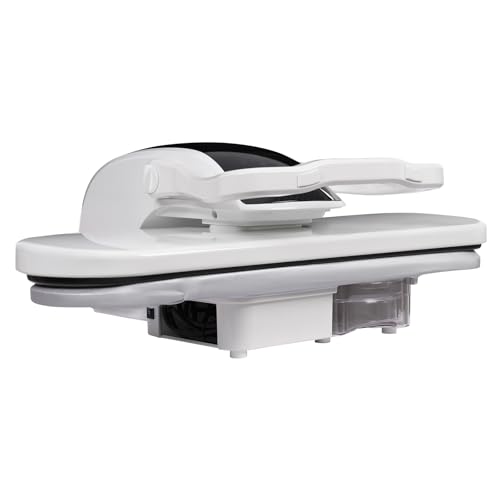 KiwiHood Intelligent Steam Press 2200W Professional Steamer mit 35,8“ Antihaft-Bügelfläche, mehrere Stoffeinstellungen, digitale Dampfpresse mit 1L Tankkapazität (weiß) von KiwiHood
