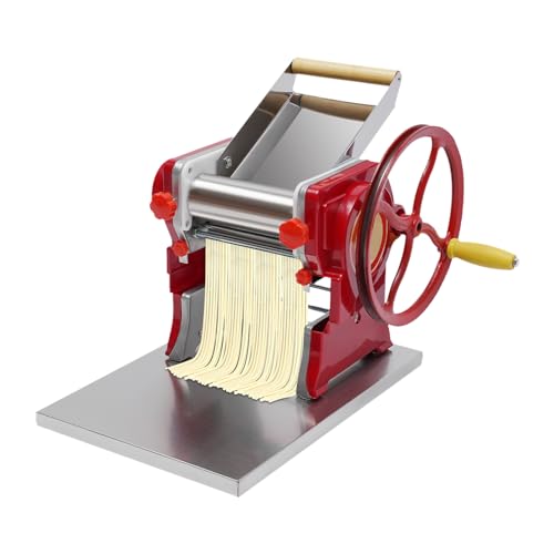 KiwiHood Manuelle Nudelmaschine Edelstahl 160 mm Walze Nudelmaschine Heavy Duty Roller und Cutter, einstellbare Dicke Nudeln Maker für Pasta, Spaghetti, Fettuccini, Lasagne von KiwiHood