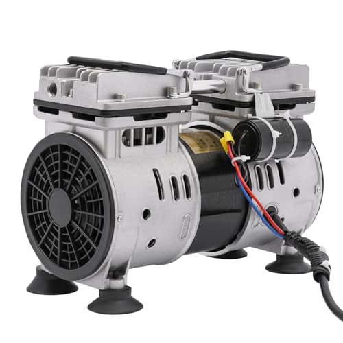 KiwiHood Ölfreie Vakuumpumpe 120L/Min 550W Tragbare ölfreie Labor-Vakuumpumpe 1400 RPM Geräuscharme medizinische Stummpumpe für Labor Elektronik Aquarium KiwiHood Ölfreie Vakuumpumpe 120L/Min 550W Tragbare ölfreie Labor-Vakuumpumpe 1400 RPM Geräuscharme medizinische Stummpumpe für Labor Elektronik Aquarium von KiwiHood