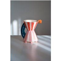 Schmal Taillierte Rote Vase | Handgemachte Keramik Krug Blumenvase Für Ihr Zuhause & Büro von KiwiPocaShop