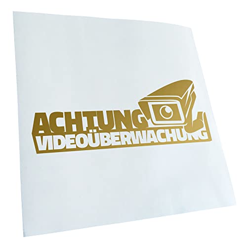 - Autoaufkleber - Achtung Videoüberwachung - Kamera Aufkleber für Auto, Laptop, Fahrrad, LKW, Motorrad mehrfarbig JDM Decal Racing von Kiwistar