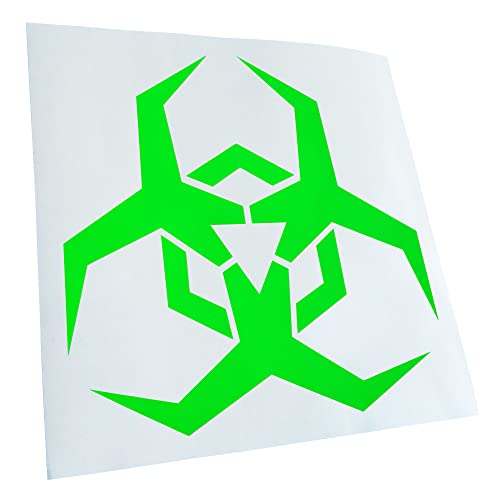 - Autoaufkleber - Biohazard Symbol Clipart Aufkleber für Auto, Laptop, Fahrrad, LKW, Motorrad mehrfarbig JDM Decal Racing von Kiwistar