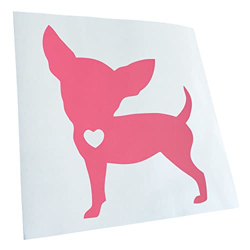 - Autoaufkleber - Chihuahua Love Silhouette Aufkleber für Auto, Laptop, Fahrrad, LKW, Motorrad mehrfarbig JDM Decal Racing von Kiwistar