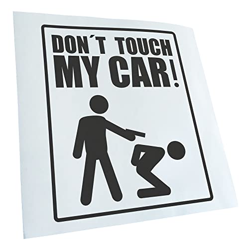 - Autoaufkleber - Dont touch my Car Aufkleber für Auto, Laptop, Fahrrad, LKW, Motorrad mehrfarbig JDM Decal Racing von Kiwistar