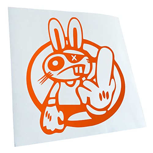 - Autoaufkleber - Drift Rabbit Aufkleber für Auto, Laptop, Fahrrad, LKW, Motorrad mehrfarbig JDM Decal Racing von Kiwistar