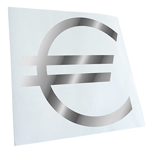 - Autoaufkleber - Eurozeichen - Eur Euro Symbol Aufkleber für Auto, Laptop, Fahrrad, LKW, Motorrad mehrfarbig JDM Decal Racing von Kiwistar