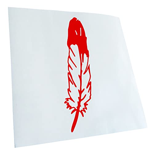 - Autoaufkleber - Feder Feather Vogel Bird Aufkleber für Auto, Laptop, Fahrrad, LKW, Motorrad mehrfarbig JDM Decal Racing von Kiwistar