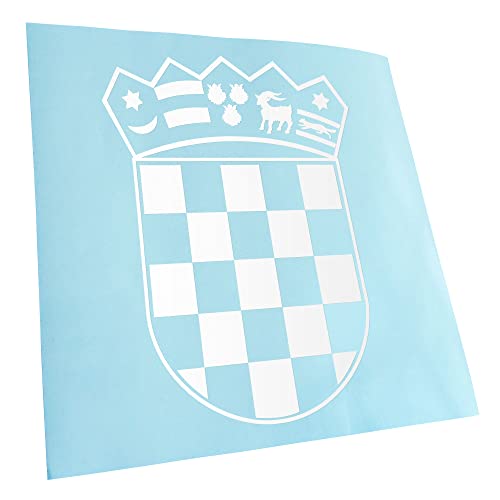 - Autoaufkleber - Flagge Kroatien Wappen Aufkleber für Auto, Laptop, Fahrrad, LKW, Motorrad mehrfarbig JDM Decal Racing von Kiwistar