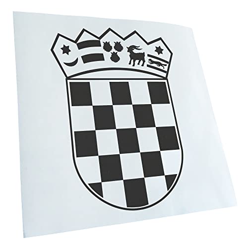 - Autoaufkleber - Flagge Kroatien Wappen Aufkleber für Auto, Laptop, Fahrrad, LKW, Motorrad mehrfarbig JDM Decal Racing von Kiwistar