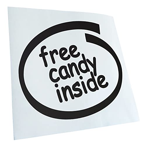 - Autoaufkleber - Free candy inside Aufkleber für Auto, Laptop, Fahrrad, LKW, Motorrad mehrfarbig JDM Decal Racing von Kiwistar