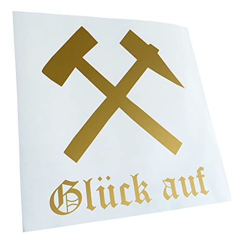 - Autoaufkleber - Glück auf! - Bergbau - Kumpel Aufkleber für Auto, Laptop, Fahrrad, LKW, Motorrad mehrfarbig JDM Decal Racing von Kiwistar