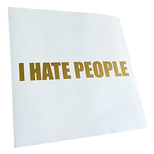 - Autoaufkleber - I hate people Aufkleber für Auto, Laptop, Fahrrad, LKW, Motorrad mehrfarbig JDM Decal Racing von Kiwistar