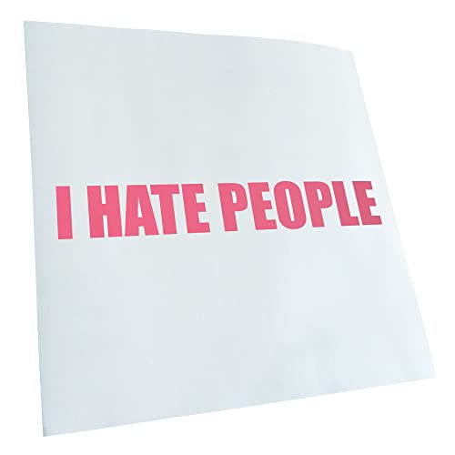 - Autoaufkleber - I hate people Aufkleber für Auto, Laptop, Fahrrad, LKW, Motorrad mehrfarbig JDM Decal Racing von Kiwistar